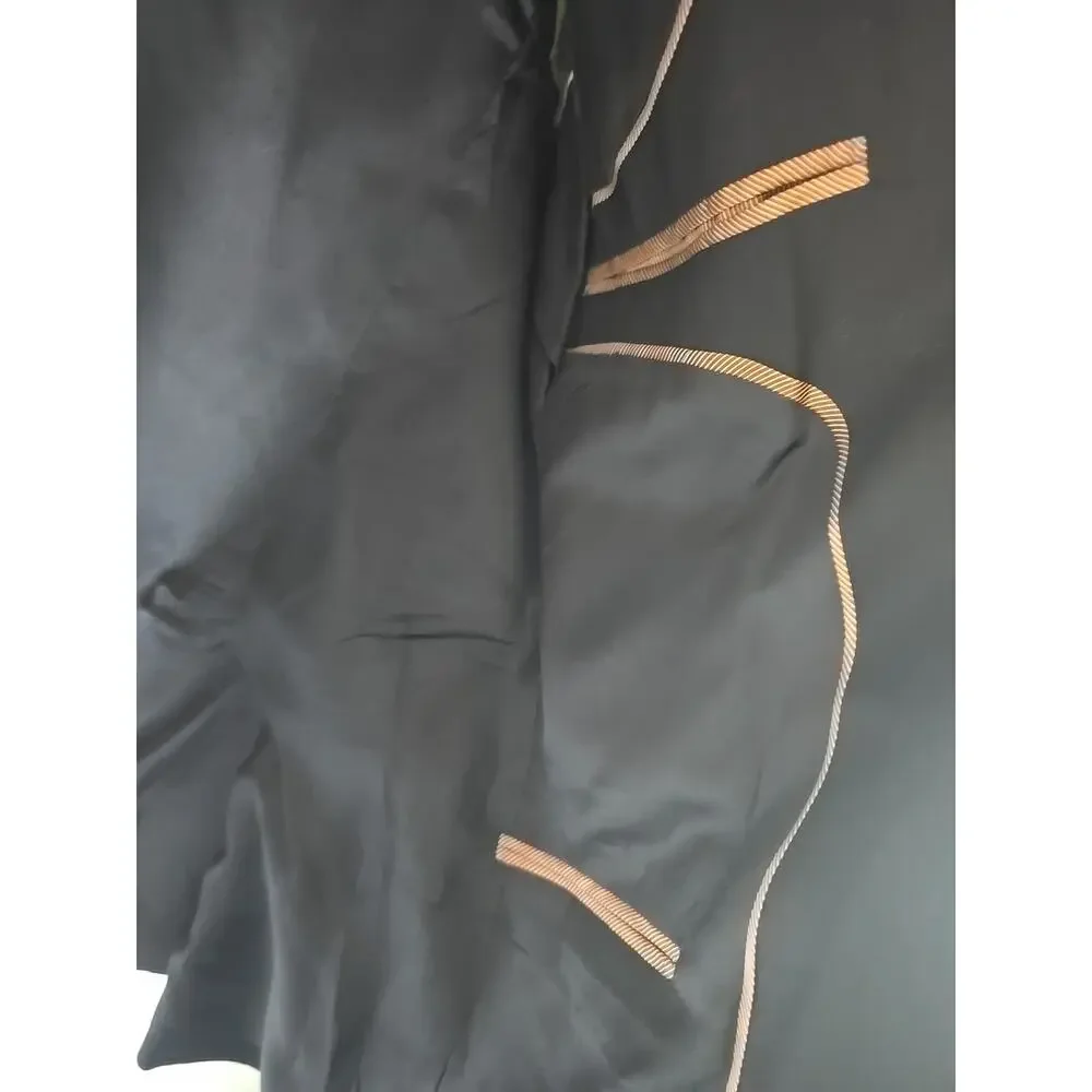 BCBG Attitude Black 2 Button Blazer Mens 38R Modern Fit Coat Jacket Office